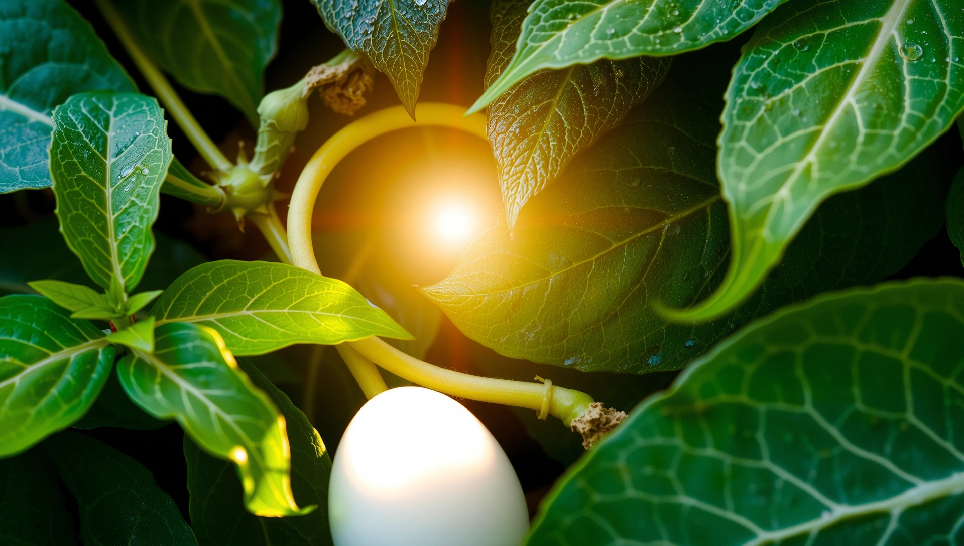 Serene image of natural ingredients for wellness products